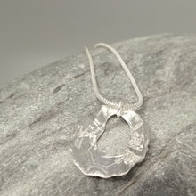 Load image into Gallery viewer, Marazion limpet shell necklace in sterling silver handmade by Sharon McSwiney
