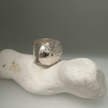 Load image into Gallery viewer, Sennen Cove adjustable ring in sterling silver handmade by Sharon McSwiney
