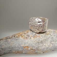 Load image into Gallery viewer, Sennen Cove limpet adjustable ring in sterling silver handmade by Sharon McSwiney
