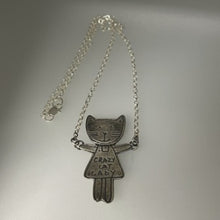Load image into Gallery viewer, Crazy cat lady necklace
