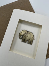 Load image into Gallery viewer, Elephant greetings card
