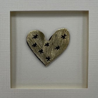 Starry heart greetings card
