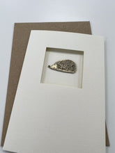 Load image into Gallery viewer, Hedgehog greetings card
