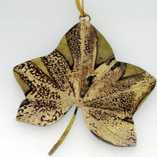 Load image into Gallery viewer, Large ivy leaf decoration handmade by Sharon McSwiney 
