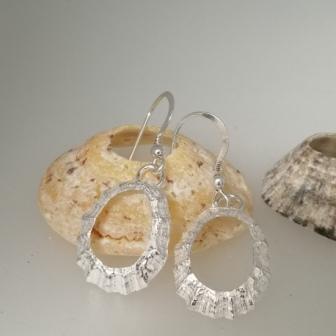Porthmeor beach limpet drop earrings