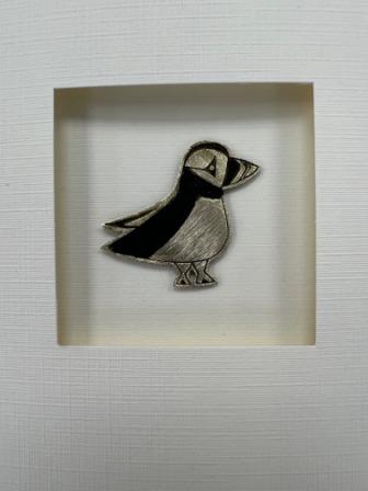 Puffin greetings card
