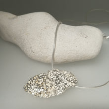 Load image into Gallery viewer, Beach find sterling silver handmade pendant by Sharon McSwiney
